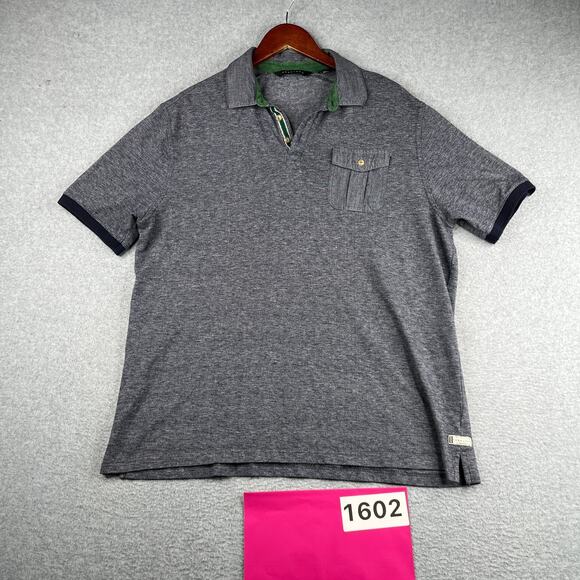 Sean John Other - Sean John Casual Polo Shirt Navy Pocket City Casual Mens XL